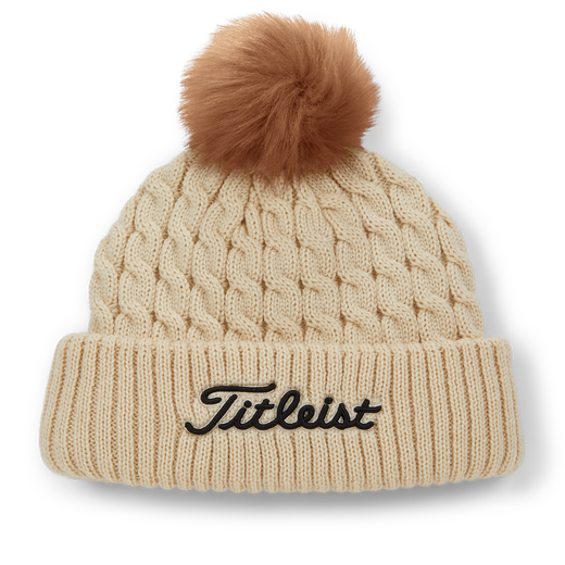 Cable Knit Pom Pom