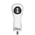 White and Black Leather Headcover