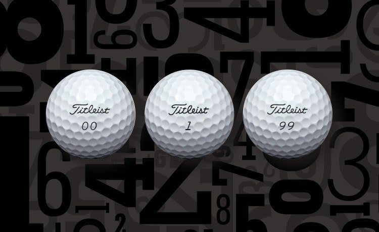 Titleist Spezielle Spielnummer Pro V1 und Pro V1x Golfbälle