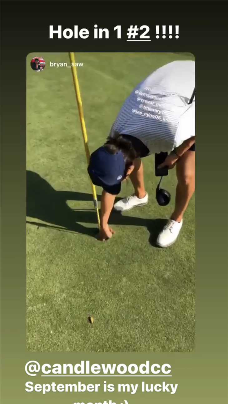 2nd hole in one on the same hole in the same month!!! Team Titleist